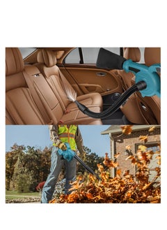 PROTON Cordless Leaf Blower, 3 Speed Mode Handheld Electric Leaf Blowers 2-in-1 Lightweight Mini Cordless Leaf Vacuum with Brushless Motor (Battery included)  - Image 5