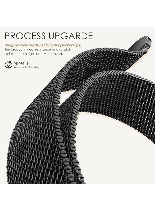 PULUZ 2 Pcs Metal Bands for Huawei Watch Fit 4 Pro/4/3 Strap, Adjustable Stainless Steel With Magnetic Buckle for Hua-wei Watch Fit 4 Pro/4/3 Men Women - Image 3