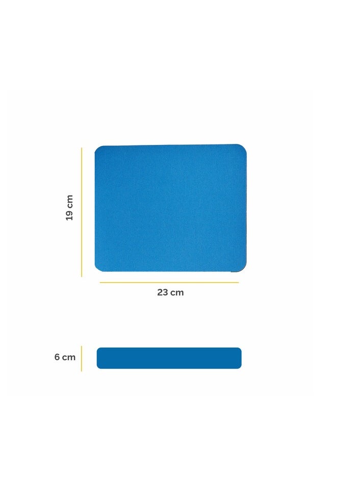 Fellowes - Fellowes 29700 Economy Mouse Pad - Blue - Image 1