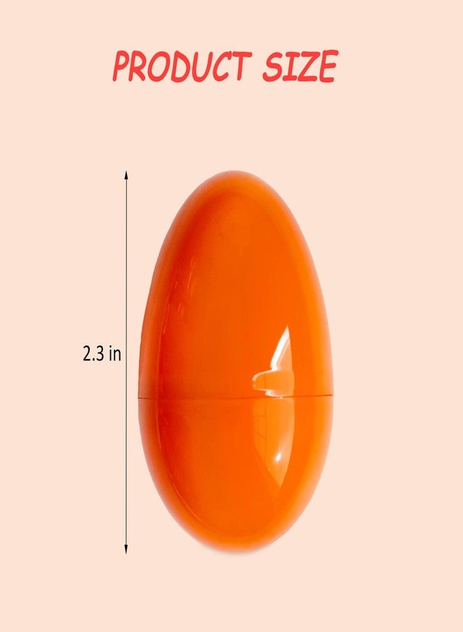 HANSMART Fillable Easter Eggs 2.3 inch - Made in USA 48PC Colorful Bright Plastic Easter Eggs Bulk for Kids Perfect for Easter Basket Stuffers, Egg Hunts, Surprise Egg, Decorations, Gift, Party Favors - Image 3