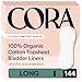 Cora 100 Organic Cotton Topsheet Bladder Liners 144 Long Bladder Liners - Image 1