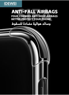 IDEWEI Redmi Note 13 Case(Not 4G), Designed for Redmi Note 13 5G Case, Redmi Note 13 Cover with Four Corner Anti-Fall Airbags, Slim Flexible TPU Rubber Soft Silicone Back Cover for Redmi Note 13 5G (Clear)  - Image 5