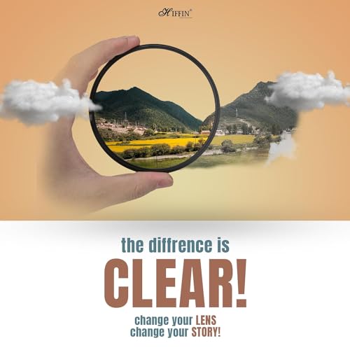 HIFFIN PRO Concept 62mm MC UV Protection Filter, 18 Multi-Layer Coated HD/Waterproof/Scratch Resistant UV Filter with Nanotech Coating, Ultra-Slim UV Filter for 62mm Camera Lens - Image 3