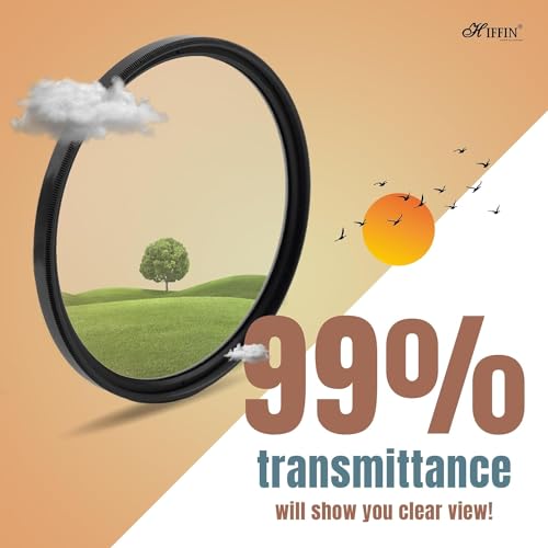 HIFFIN PRO Concept 62mm MC UV Protection Filter, 18 Multi-Layer Coated HD/Waterproof/Scratch Resistant UV Filter with Nanotech Coating, Ultra-Slim UV Filter for 62mm Camera Lens - Image 5
