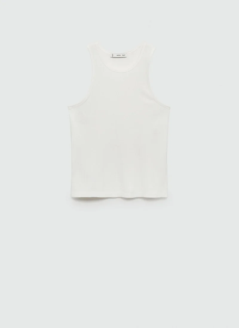 MANGO Crew Neck Top