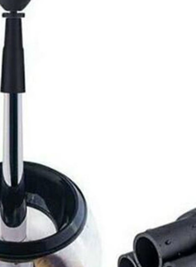Electric Makeup Brush Cleaning Tool Black/Silver/Brown - Image 2