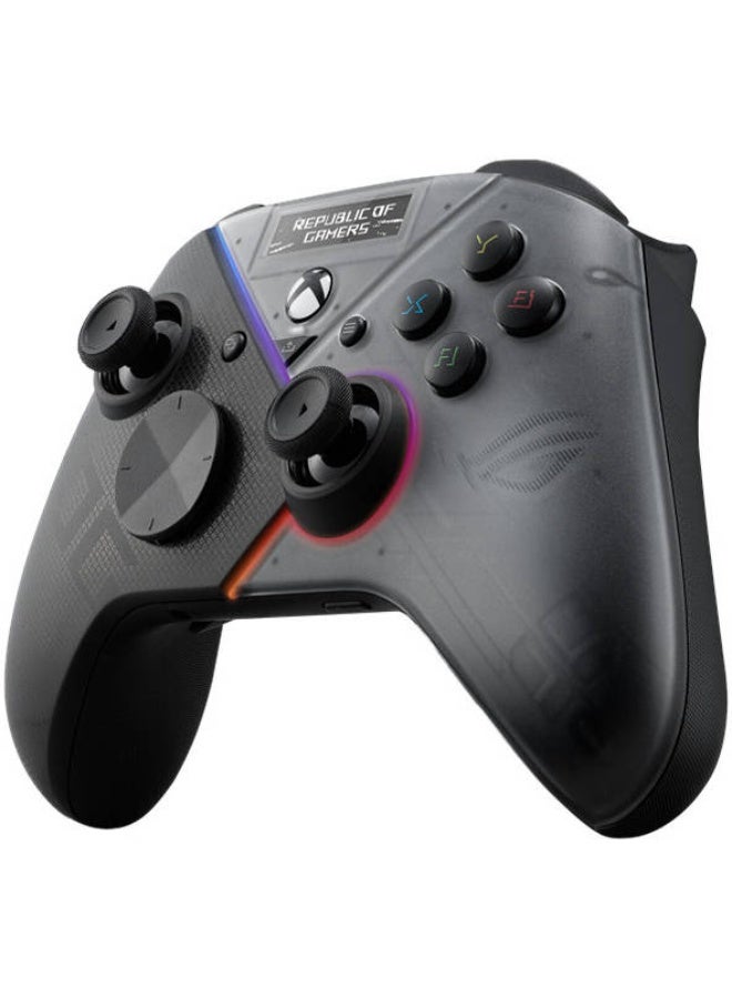 ASUS ROG Raikiri Pro PC Controller, Built-In OLED Display, Tri-Mode Connectivity (BT 5.0, Wired USB-C & 2.4GHz Dongle), Selectable Step Triggers, Wide Compatibility, Black | 90GC00W0-BGP000 - Image 3