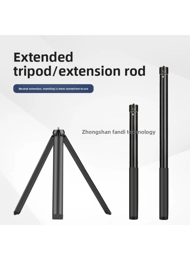 Generic - Aluminum Alloy 1.3 Meters Long Rod Dajiang Zhiyun Feiyu Stabilizer Telescopic Rod Mobile Phone Camera SLR-Color:1.3 M Extension - Image 1