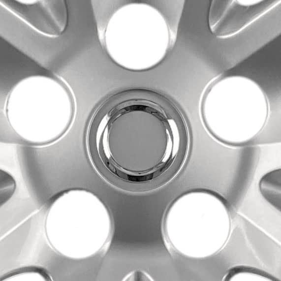Hubcaps.com Hubcaps - Premium Quality 16 inch Silver Hubcaps / Wheel Covers fits 2013 2014 2015 2016 2017 and 2018 Nissan Altima, Heavy Duty Construction (Set of 4) (53088AMS-4) - Image 4