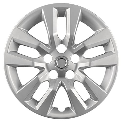 Hubcaps.com Hubcaps - Premium Quality 16 inch Silver Hubcaps / Wheel Covers fits 2013 2014 2015 2016 2017 and 2018 Nissan Altima, Heavy Duty Construction (Set of 4) (53088AMS-4) - Image 2