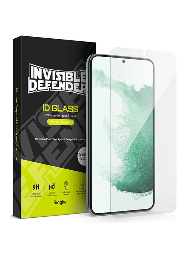 Ringke Tempered Glass [2 Pack] for Samsung Galaxy S22 Plus Screen Protector, Invisible Defender HD Quality, Anti-Scratch Technology Clear - Image 1
