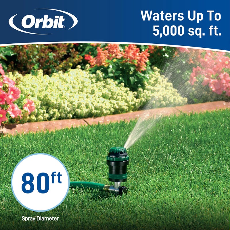 ORBIT 2-Pack Orbit 58573N H2O-Six Gear-Drive Sprinkler on Metal T-Spike - Image 3
