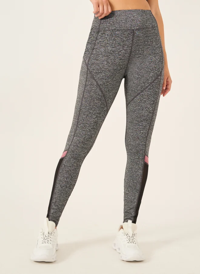 Styli Styli Color Block Mesh Insert Leggings