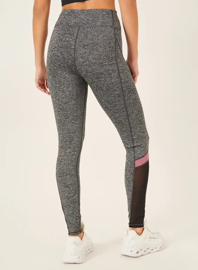 Styli Styli Color Block Mesh Insert Leggings