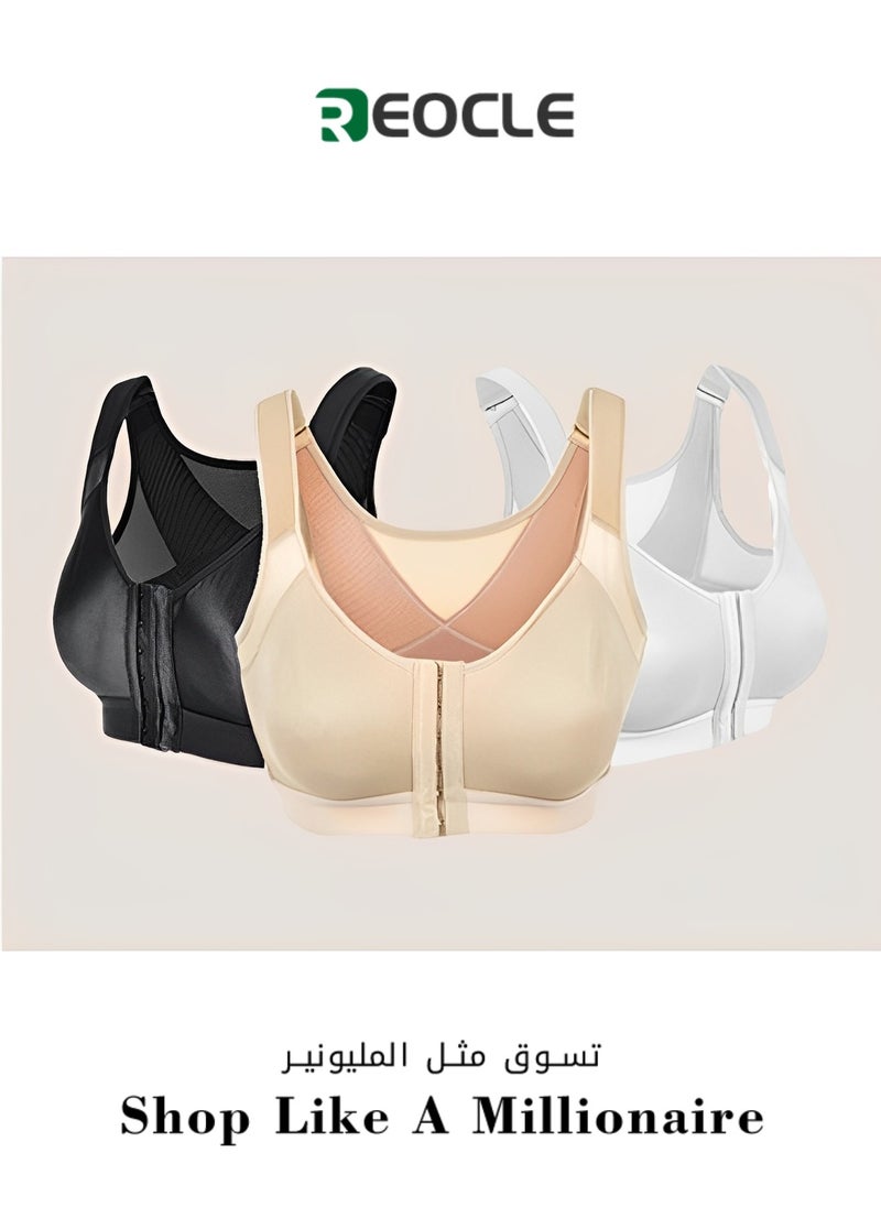 REOCLE - Women's Push Up Bra Comfy Smoothing Wireless Lifting Bras Seamless Bralette No Underwire Plunge Bralette Deep V Bra Low Cut Bras - Image 1