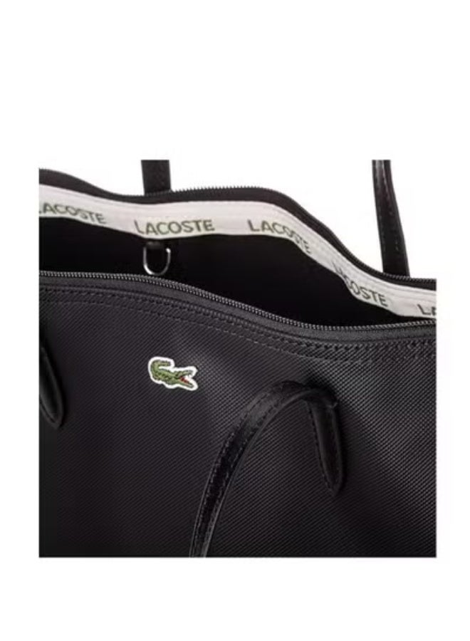 لاكوست حقيبة Lacoste حقيبة كتف كبيرة للنساء أكياس سوداء للحمل للنساء لاكوست كروس الجسم - Image 5