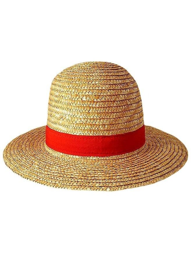 Generic Beige Straw Hat Monkey D Luffy 35 cm  - Image 1
