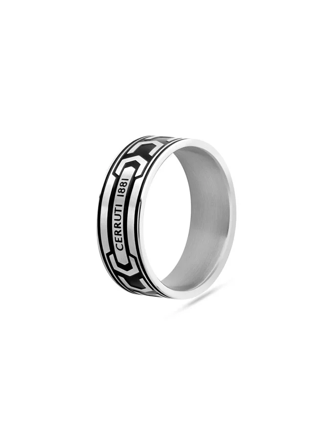 CERRUTI 1881 Bold Black Finger Ring For Men 64