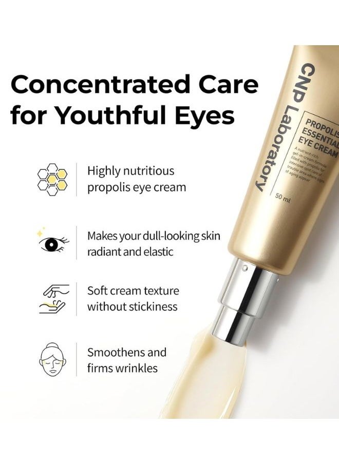 cnp laboratory - Propolis Essential Eye Cream 50ml, Korean Skincare, Nourishing Eye Cream - Image 1