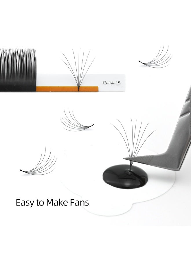 نجراكو رموش NAGARAKU كاميليا لتكثيف الرموش – أطوال متعددة، سهلة التفتح (Easy Fan)، خفيفة وناعمة، مظهر طبيعي كثيف، لون أسود مطفي، رموش فردية للاستخدام الاحترافي - Image 5