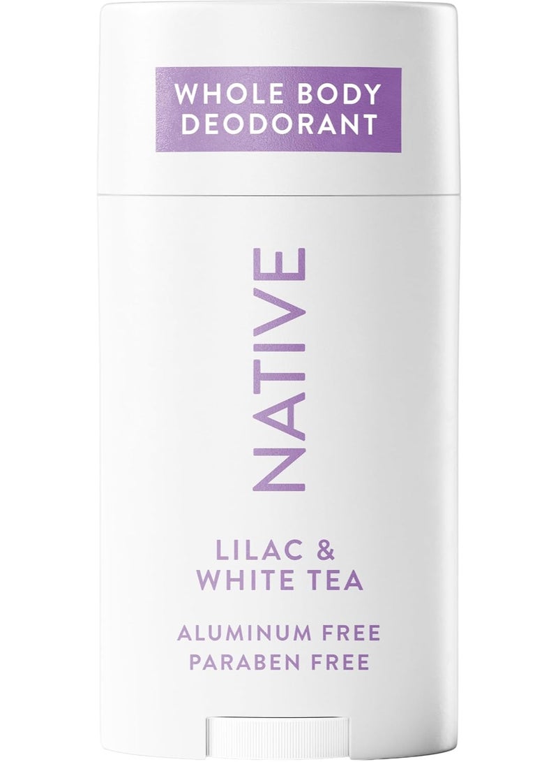 Native Whole Body Deodorant Stick Contains Naturally Derived Ingredients, Deodorant for Men and Women | 72 Hour Odor Protection, Aluminum Free with Coconut Oil and Shea Butter | Lilac & Tea