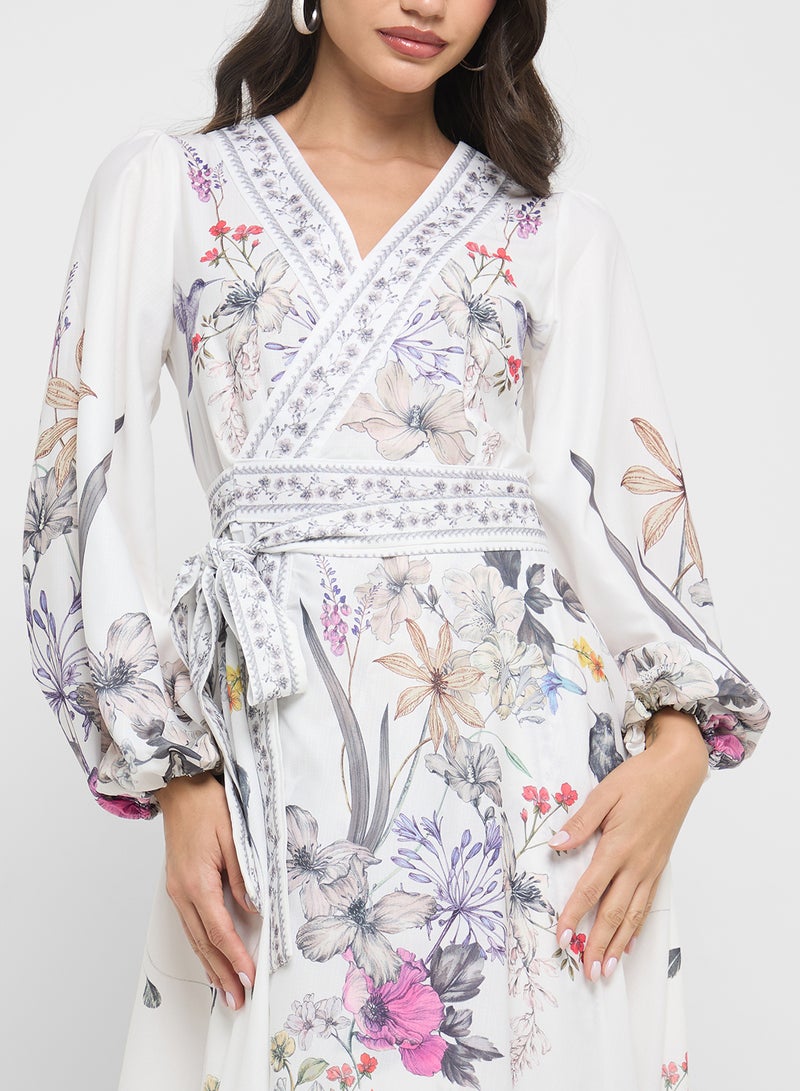 ELLA Floral Print Dress - Image 3