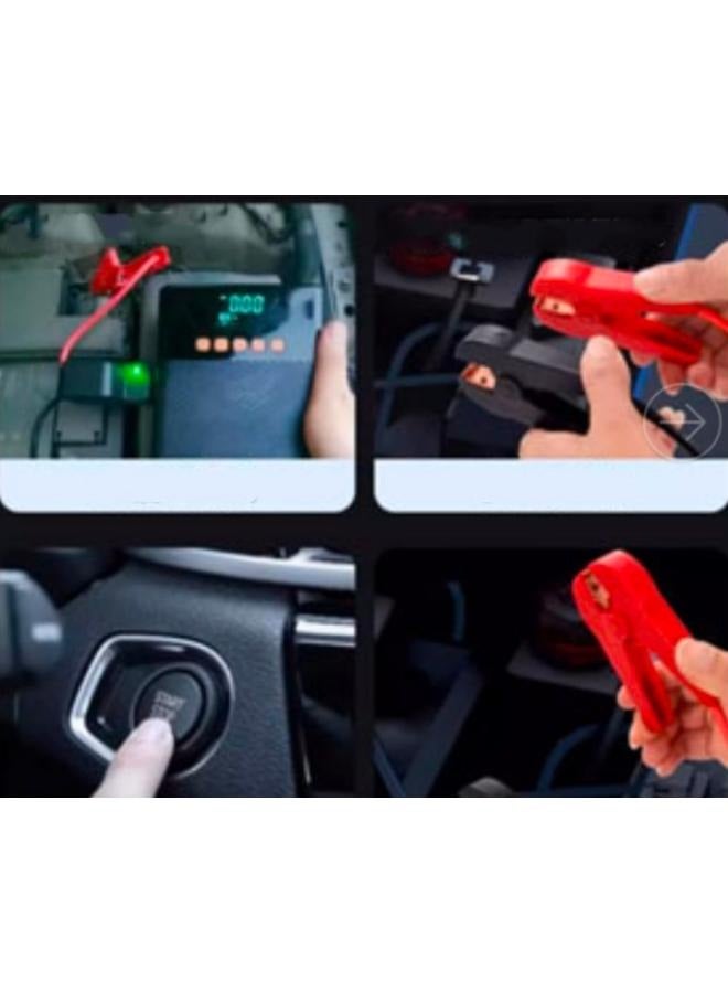 Generic Emergency 12000mAh 20amps Power Bank Rechargeable Jump Starter with Tire Repair Function RY-2403  - Image 2