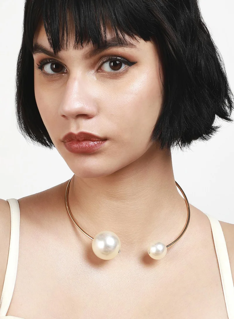 Sohi  Elegant Pearl Artificial Choker Necklace Jewellery for Women | Best Price UAE