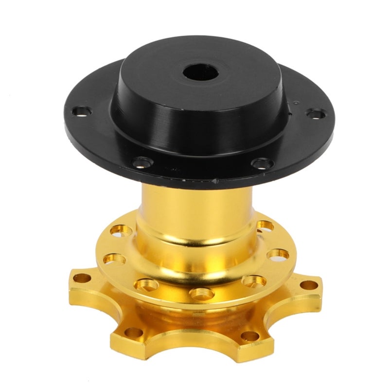 Steering Wheel Quick Release Hub High Strength CNC Alloy Racing Design - Professional Competition Steering Wheel Hub Adapter for 6-Hole Steering Wheel - Image 2