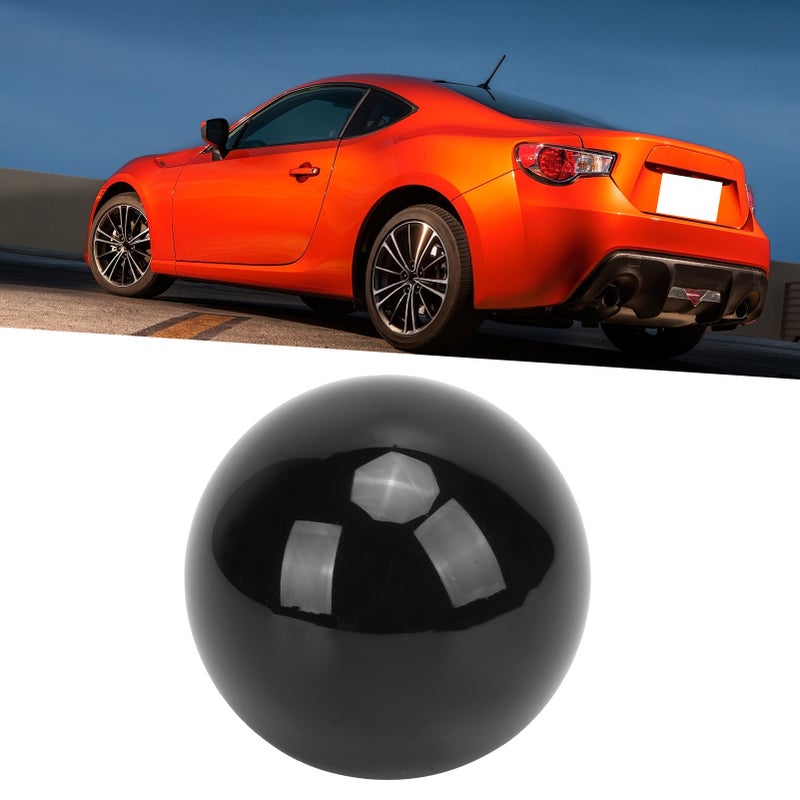 54mm Gear Shift Lever Head WearResistant with 3 Steel Adapters Replacement for Scion WRX M12X1.25 & MT Cars(Black ) - Image 3
