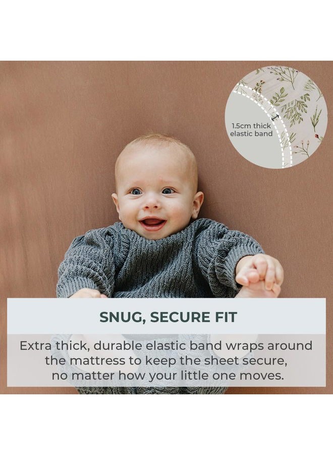 Pobibaby 2 Pack Premium Fitted Baby Boy Crib Sheets for Standard Crib Mattress - Ultra-Soft Jersey Knit, Safe and Snug, and Stylish Ocean Crib Sheet (Gone Fishing) - Image 4