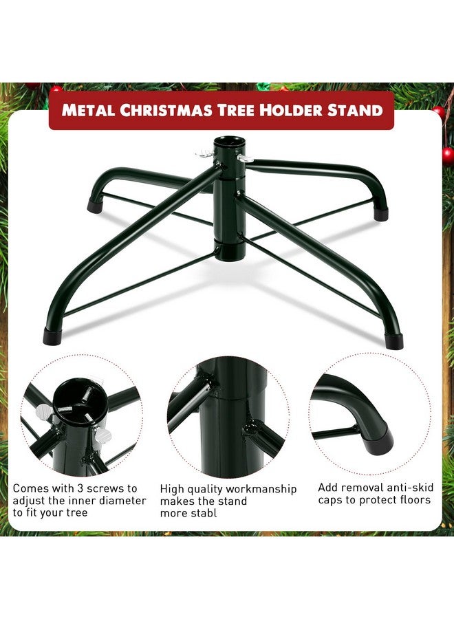 Roowest Folding Christmas Tree Stand Artificial Metal Xmas Tree Base Replacement Holder for Christmas(Green,16 Inch) - Image 3