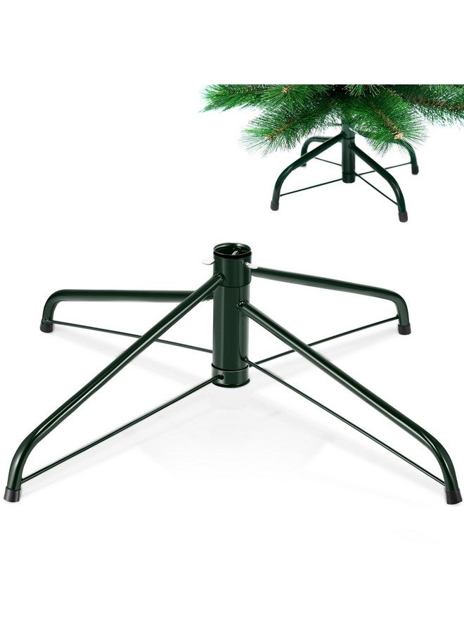 Roowest Folding Christmas Tree Stand Artificial Metal Xmas Tree Base Replacement Holder for Christmas(Green,16 Inch) - Image 1