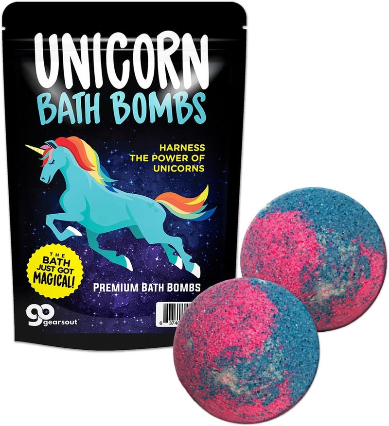 Unicorn Bath Bombs  Unicorn Bath Balls Funny Unicorn Gifts for Girls Unicorn Bath and Body Gifts for Women Pretty Bath Bombs Stocking Stuffers for Girls Fun White Elephant Ideas Secret Santa Gifts