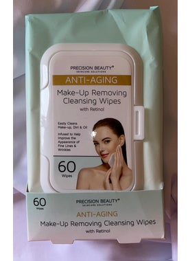 Precision Beauty AntiAging MakeUp Removing Cleansing Wipes 