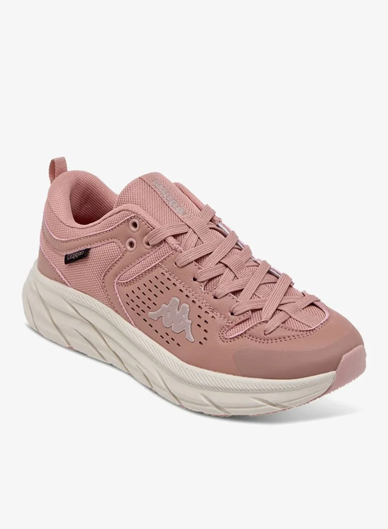 Kappa Women's Textured Sports Shoes with Lace-Up Closure