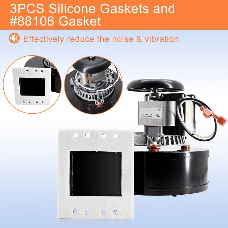 Criditpid Replacement 80472 & 80472A Distribution Blower Fan for US Stove & USSC American Harvest 6039 6041, King KP130, 5502M, Ashley 5500 5500M 5500XL Pellet Stoves. - Image 5