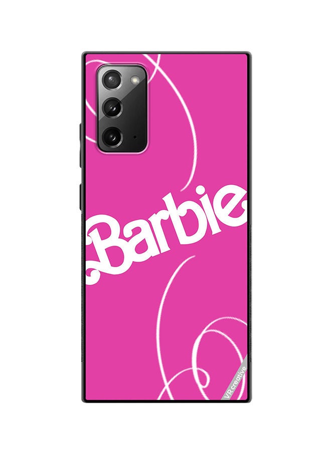 VR CREATIVE Protective Case Cover For Samsung Galaxy Note20 5G Barbie Lines Design Multicolour - Image 1