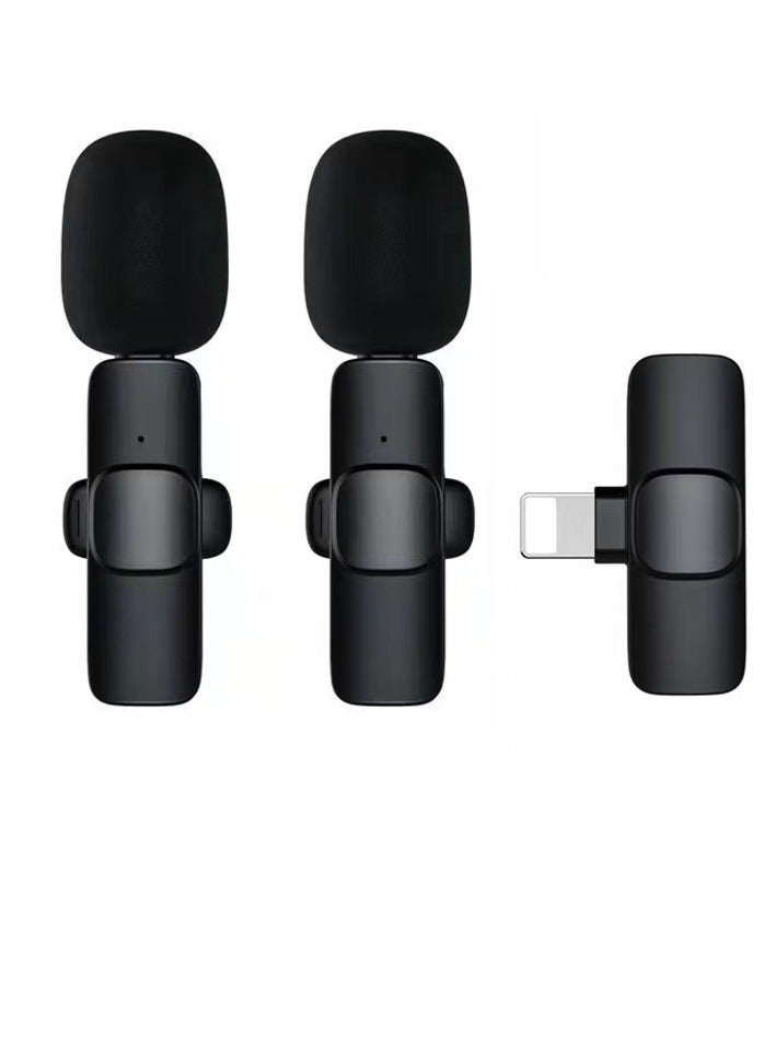 K9 Dual Wireless Microphone For iPhone Devices Professional Microphone For Mobile Phone and Live Broadcast - Image 1