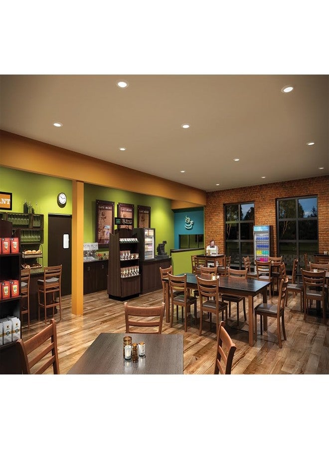 هالو حلقة تزيين قابلة للطلاء من هالو SLD6TRMWH لمصابيح LED القرصية من سلسلة SLD6، مقاس 6 بوصات، لون أبيض - Image 2