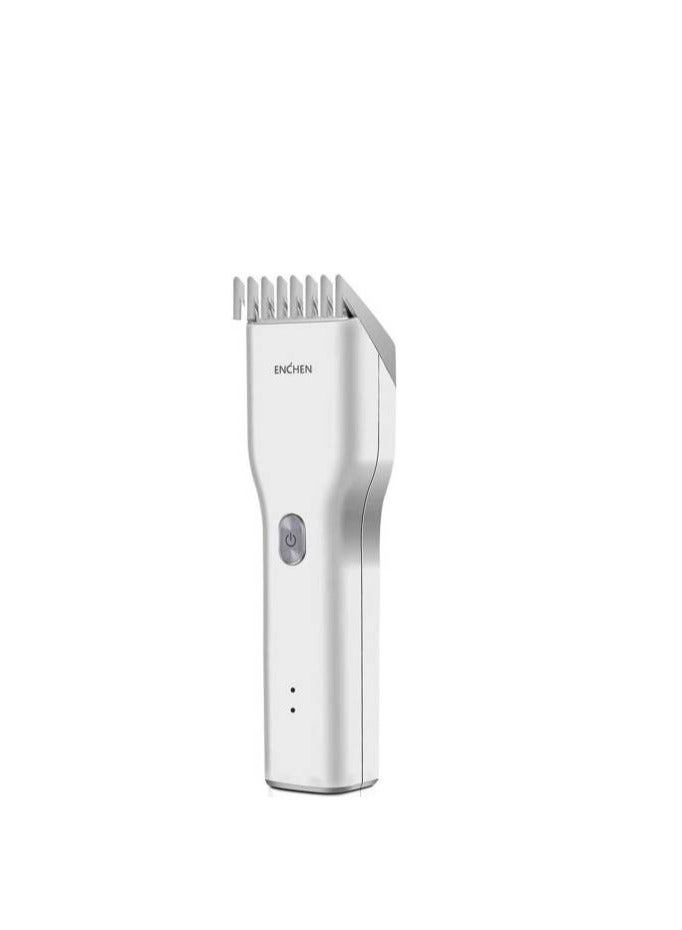 Enchen Boost Wireless Multi-Function Electric Hair Clipper & Shaver, 2 Speed Control, Nano Ceramic Cutting Head, 5800rpm, 1500mAh Battery, Type-C Charger, White | Boost-white - Image 4