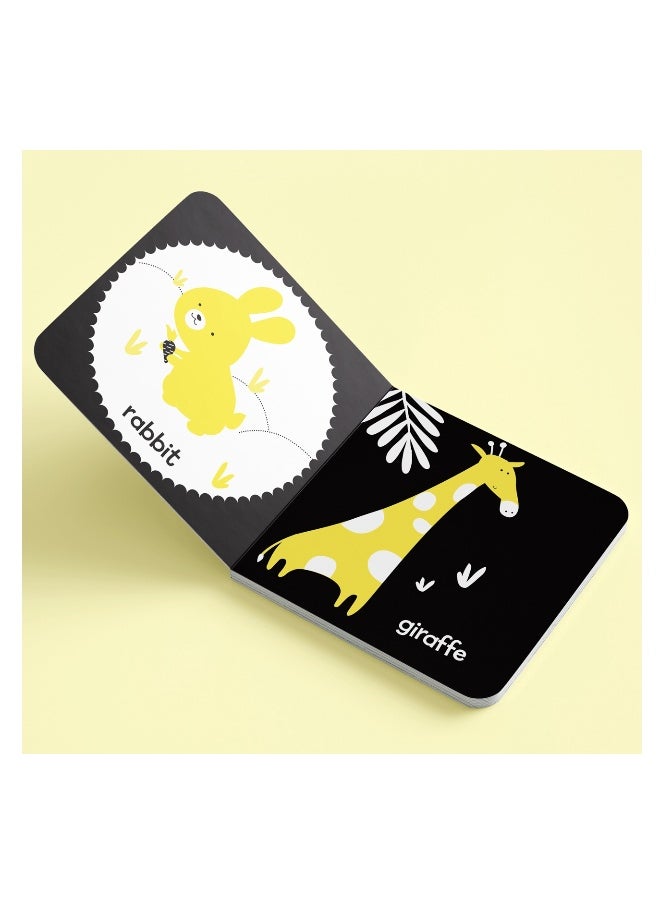 Hinkler Building Blocks High Contrast Neon Baby's First Animals Book (Hardcover)  - Image 3