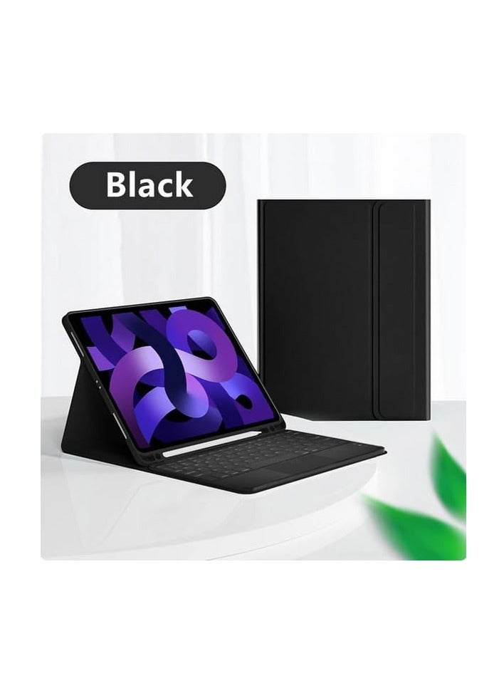 Keyboard Case for iPad 10th (10.9-Inch,2022\2025 Model, 10th Generation),With Touch pad Arabic and English Bluetooth keyboard Smart Trackpad Detachable with Pencil Holder iPad cover for for iPad 10.9 inch - Image 4