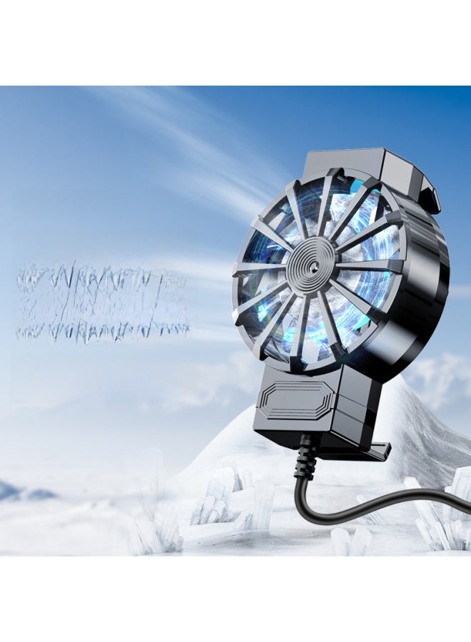 X13 X 16 Mobile Phone Radiator Plug-in Air-cooled Radiator Taote Xixi Drainage Model Running Amount Of Large Wind-Color:Sl-54 (non-icing Digital Display Model) - Image 2