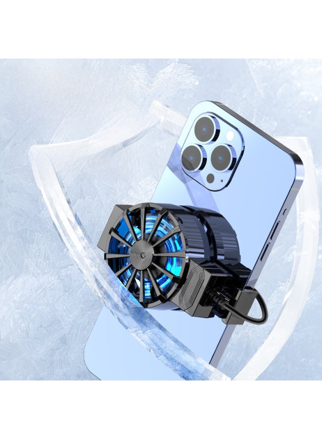 X13 X 16 Mobile Phone Radiator Plug-in Air-cooled Radiator Taote Xixi Drainage Model Running Amount Of Large Wind-Color:Sl-54 (non-icing Digital Display Model) - Image 4