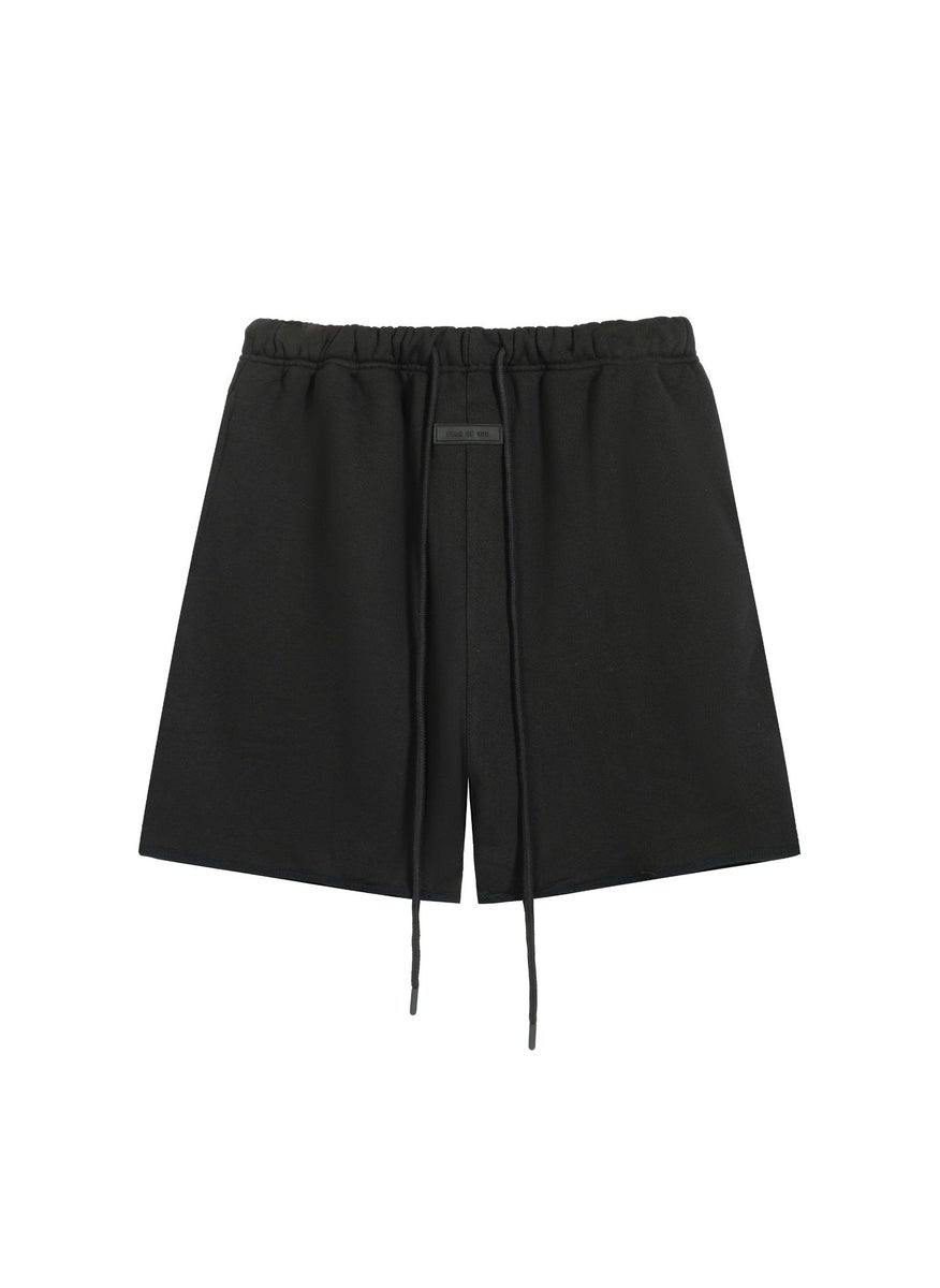 Generic - FEAR OF GOD ESSENTIALS Drawstring Fleece Shorts Black (fleece-lined) - Image 1