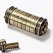 LJOYKID Unique Valentines Gift Cryptex Da Vinci Code Mini Cryptex Lock Puzzle Boxes with Hidden Compartments Heavy Real Metal Novelty Birthday Gifts Big Enough for NotesPaper MoneyRingsJewelry Bronze - Image 4