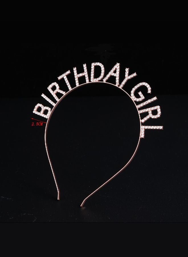 Birthday Girl Tiara & Sash Set – Glittery Party Crown & Colorful Shoulder Sash for Celebrations  - Image 3