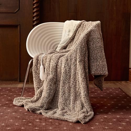 Templewet Heated Blanket Electric Throw 50" x 60" -Heated Throw Blanket with 5 Heating Levels & 3 Hours Auto Off,Machine Washable,ETL & FCC Certification,Over-Heat Protect（Racoon） - Image 1