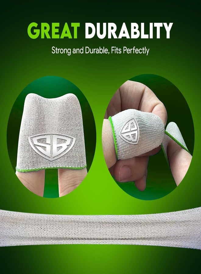 SpinBot Silver Fiber Thumb & Finger Sleeve for Mobile Game (4 Pieces), Pubg,Cod,Freefire -with Metal Carry Box-Pack of 2 Pair - Image 4